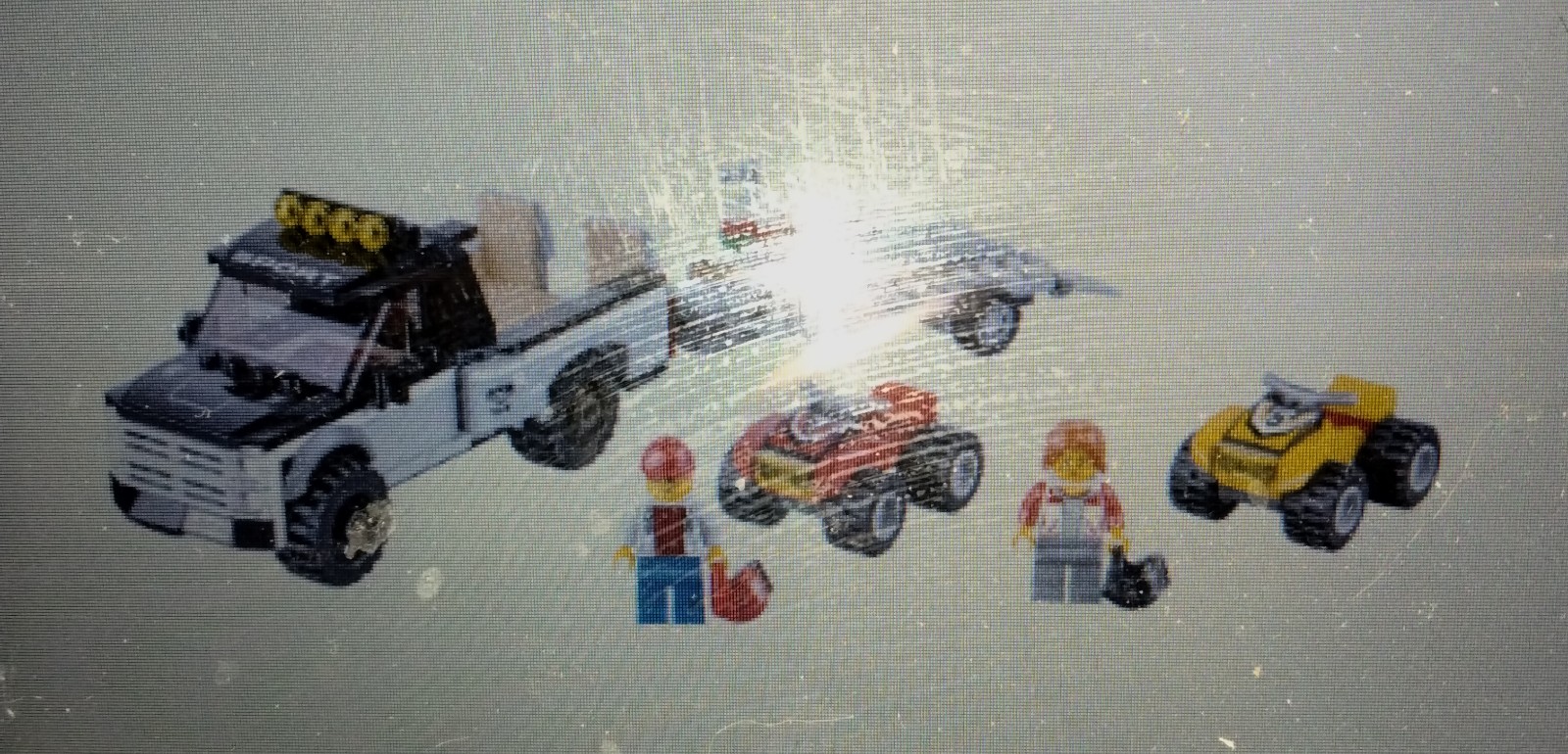 Lego 60148 ATV Race Team assembled