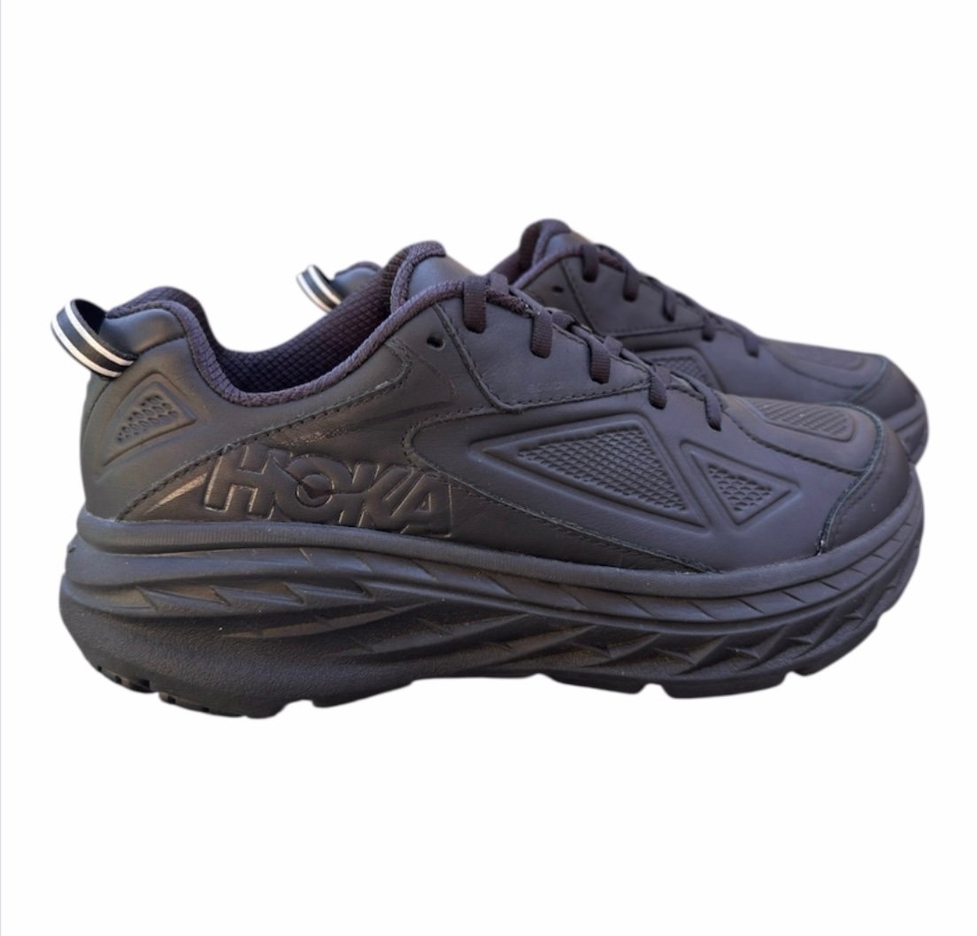 Hoka One One Women’s Bondi LTR WIDE running sneaker shoes size 9.5 black