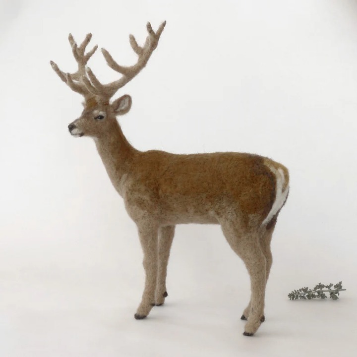 Deer / Felt Deer / Needle Felt Deer / Felt Animals