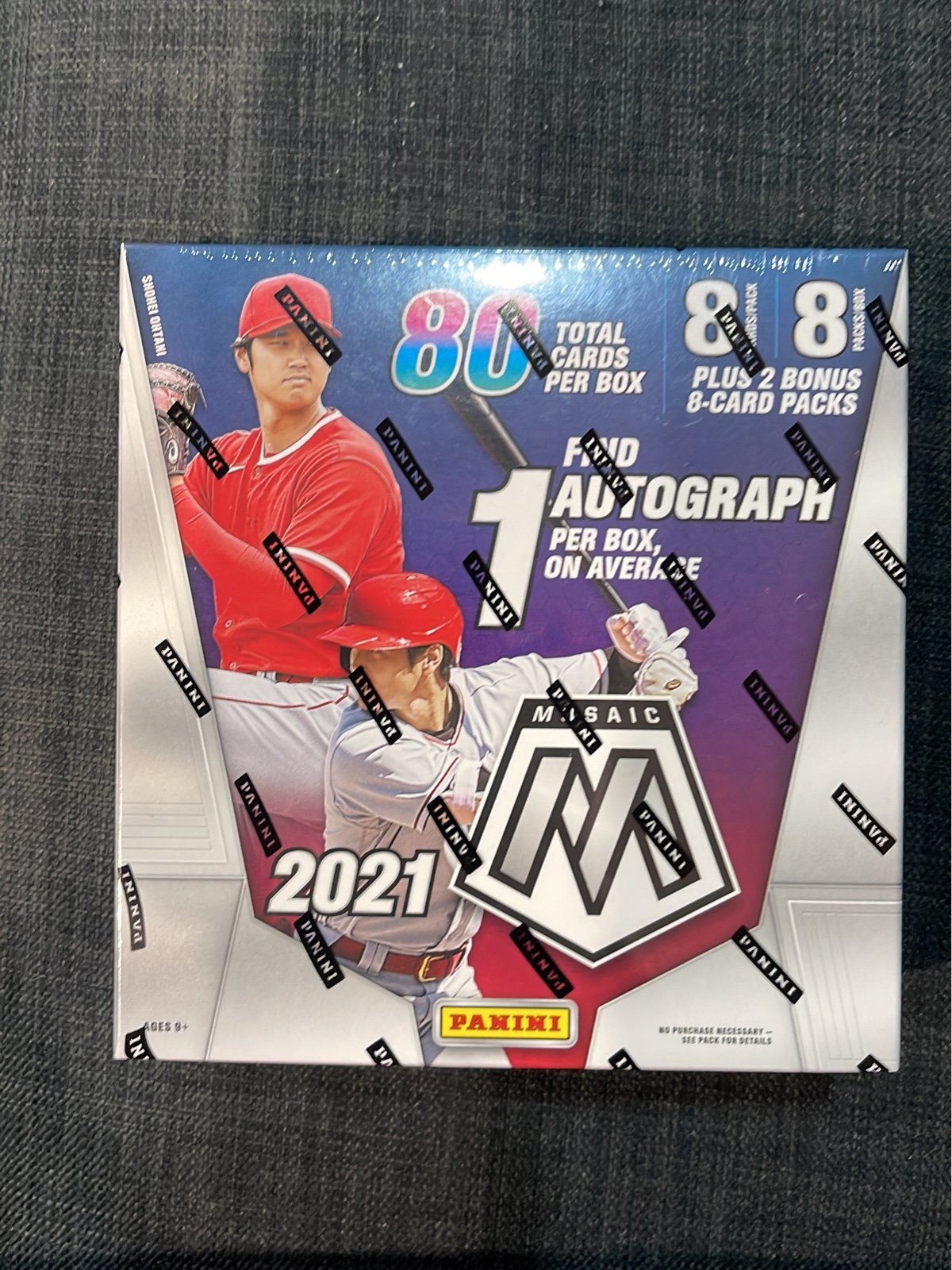Panini mosaic 2021 baseball mega box