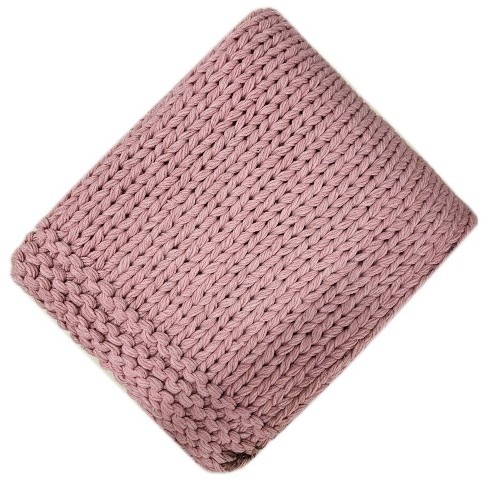 threshold chunky knit throw