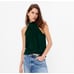 GAP Women's Mockneck Velvet Halter Top