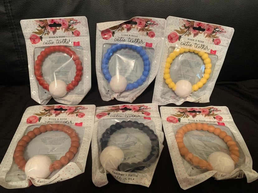 Ryan & rose teethers lot