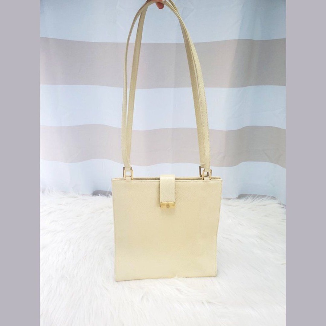 Mark Cross Italian Leather Shoulder Purse Crossbody Bag -Vintage Luxury Designer