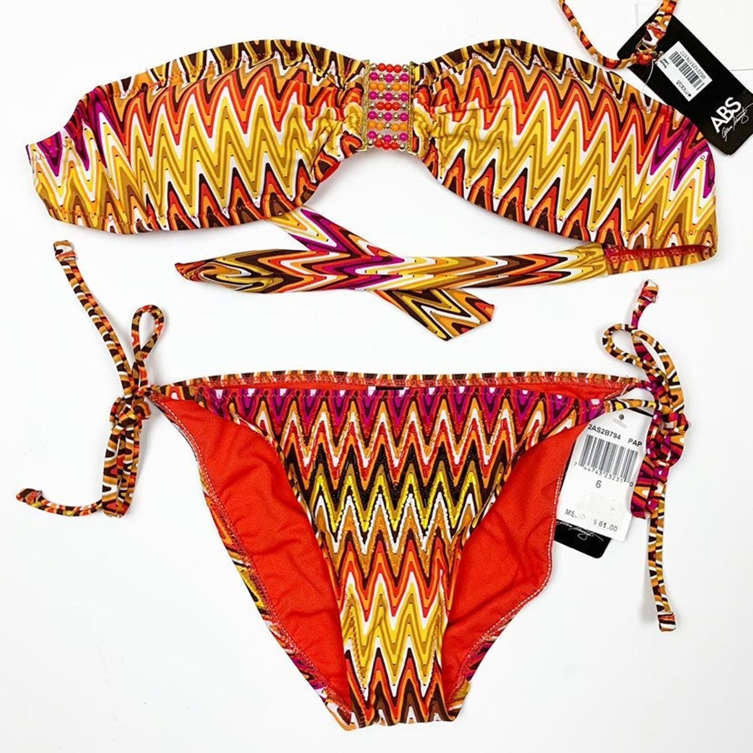 ABS [Allen Schwartz] beaded bikini -NWT