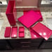 Poppin All Set! Desk Collection Bright Pink 8 Pcs Organizer Office Very Rare HTF