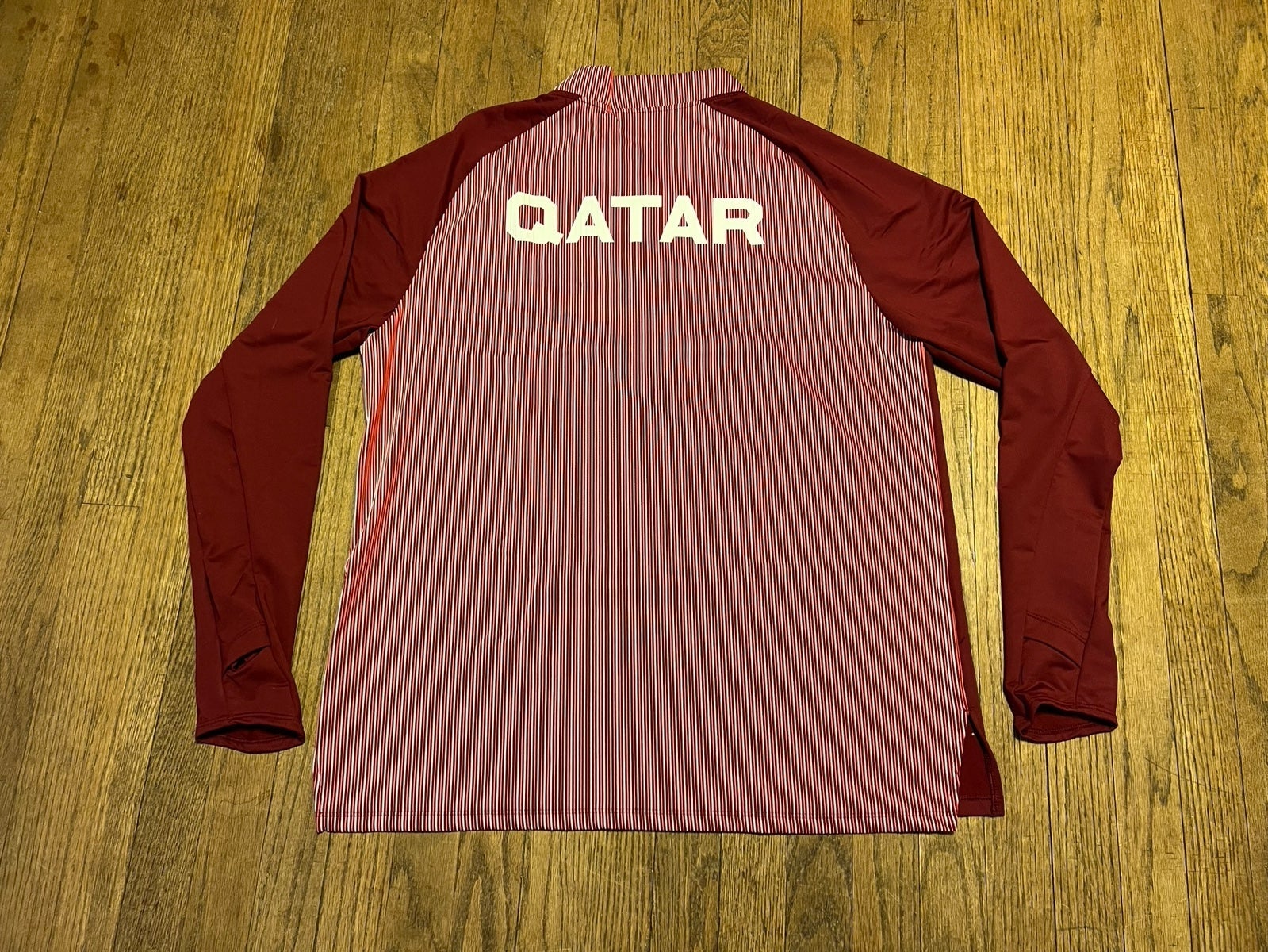 Nike Pro Elite Team Qatar Jacket Red White Track & Field Mens XL CI8847-xxx