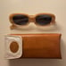 Crap Eyewear Bikini Vision Bone Sunglasses With Case
