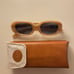 Crap Eyewear Bikini Vision Bone Sunglasses With Case