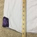 Coogi Luxe Men's Dress Shirt White W/ Purple Stripes Trim & Embroidery Small