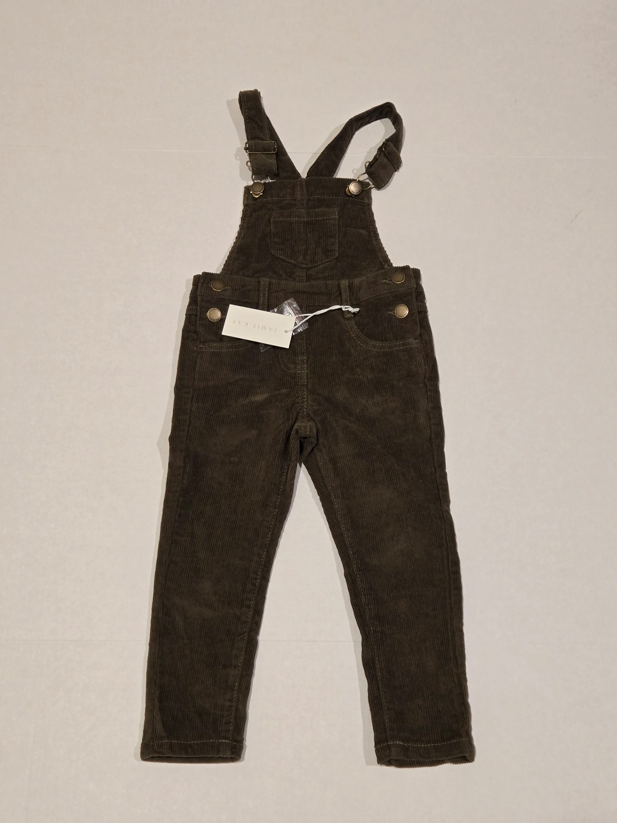 NEW Jamie Kay Olive Overalls 3y