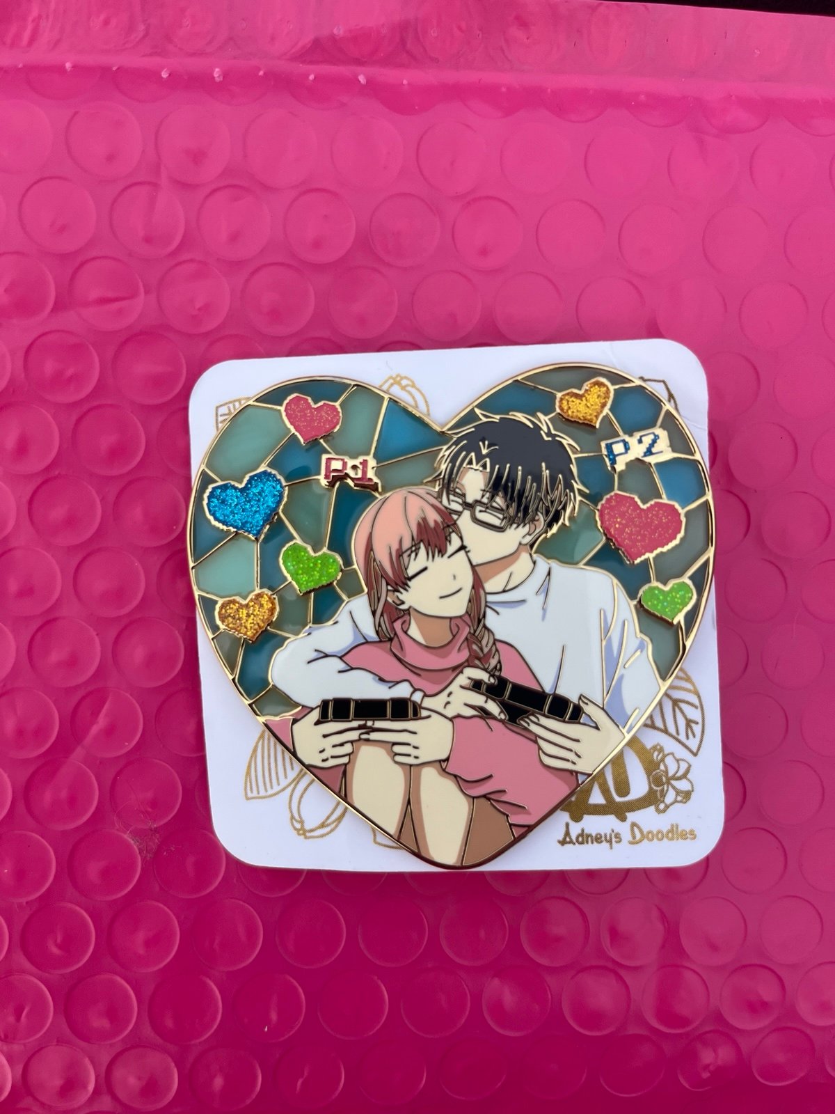 Wotakoi Heart Pin