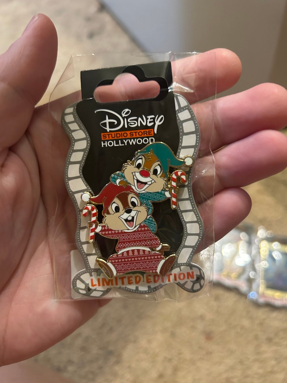 DSSH Chip and Dale PJs Pin Christmas Holiday 2023 LE 400
