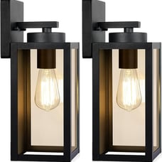 Wall Light Fixtures, Exterior Waterproof Lanterns 2-Pack