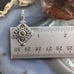 Carolyn Pollack Sterling Silver Peridot Dot Decorated Enhancer Pendant For Women