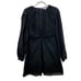 Walter Baker Hannah Eyelet Long Sleeve Mini Dress Black Size Large NWT