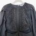 Walter Baker Hannah Eyelet Long Sleeve Mini Dress Black Size Large NWT
