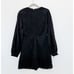 Walter Baker Hannah Eyelet Long Sleeve Mini Dress Black Size Large NWT