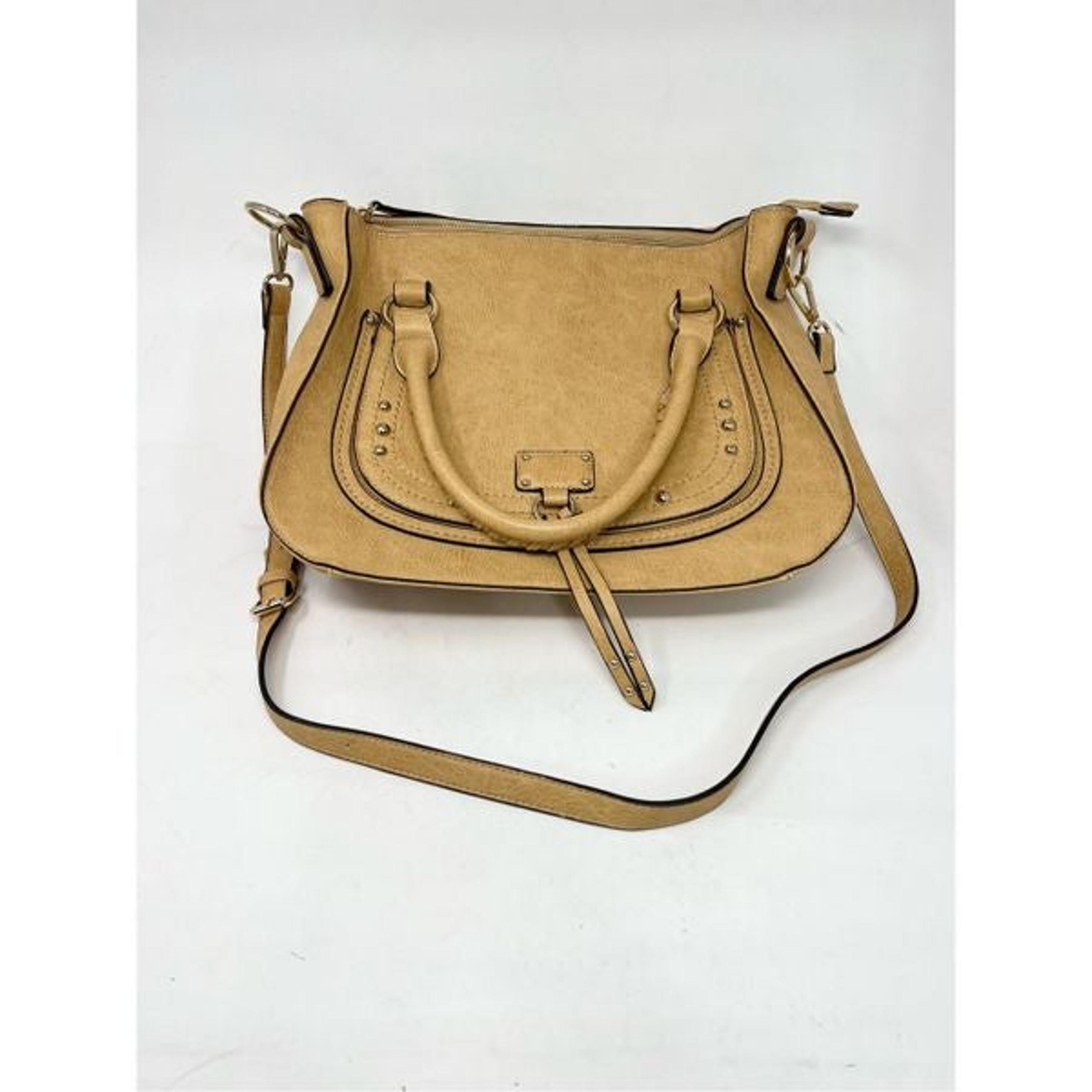 Sole Society Satchel Crossbody Bag Women's 11.5"x14"x6" Faux Leather Pebbled