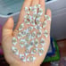 5 D flower Heandmade acrylic white