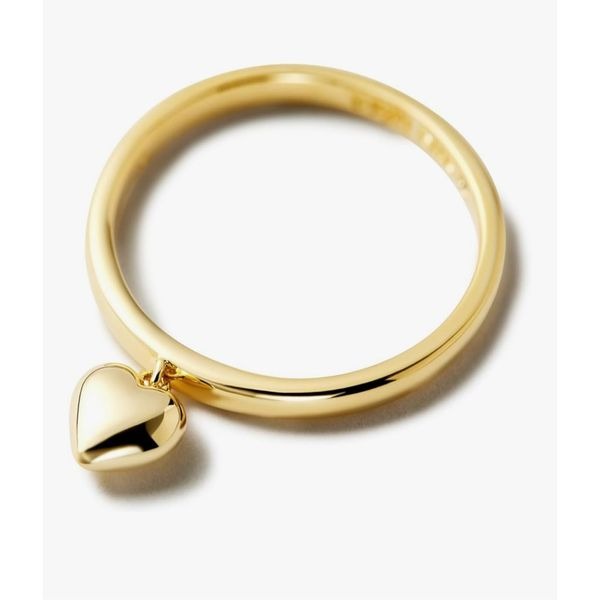 Ana Luisa heart twisted 14K Gold Plated stacking Ring