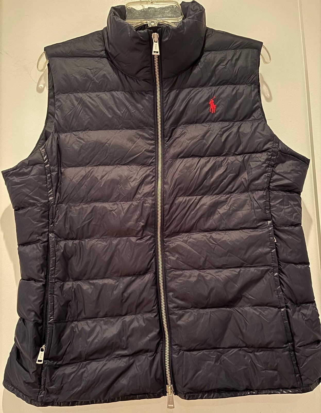 NWOT RL Packable Puffer vest in Navy size Large