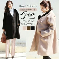 Brand New with Tag ✨ Royal Milk Tea Maternity Mama Coat Chester Coat