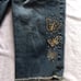 Butterfly Embroidered Bermuda Shorts