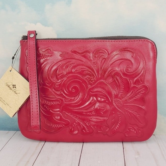 Patricia Nash Cassini Wristlet Granita Pink