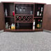 Isabell Bar w/Storage (Vintage Walnut)