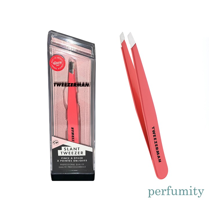 Tweezerman Slant Tweezer Geranium Model 1230-RFC12 NEW