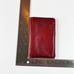 Vintage 1980s Red Hampshire Pigskin Pocket Day-Timer Junior Size Made in Canada