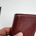 Vintage 1980s Red Hampshire Pigskin Pocket Day-Timer Junior Size Made in Canada