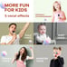 YLL Mini Kids Karaoke Machine, Portable Bluetooth Speaker with Wireless Micropho