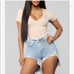 ‘Destroyed’ High-Low Shorts