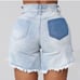 ‘Destroyed’ High-Low Shorts