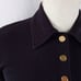 Tory Burch Button Up Navy Polo T-shirt