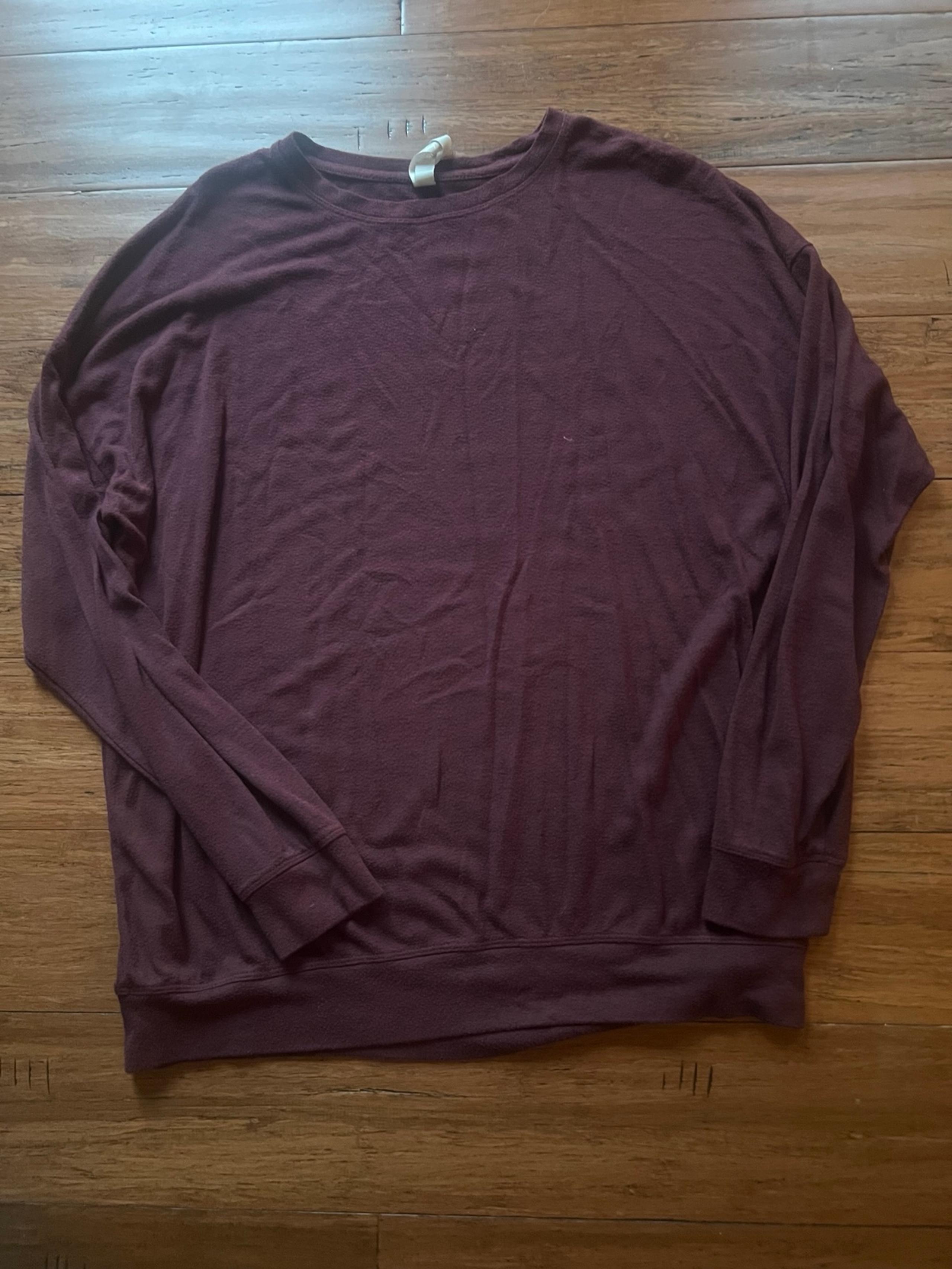 Burgundy Athleta Sweater in Size Medium