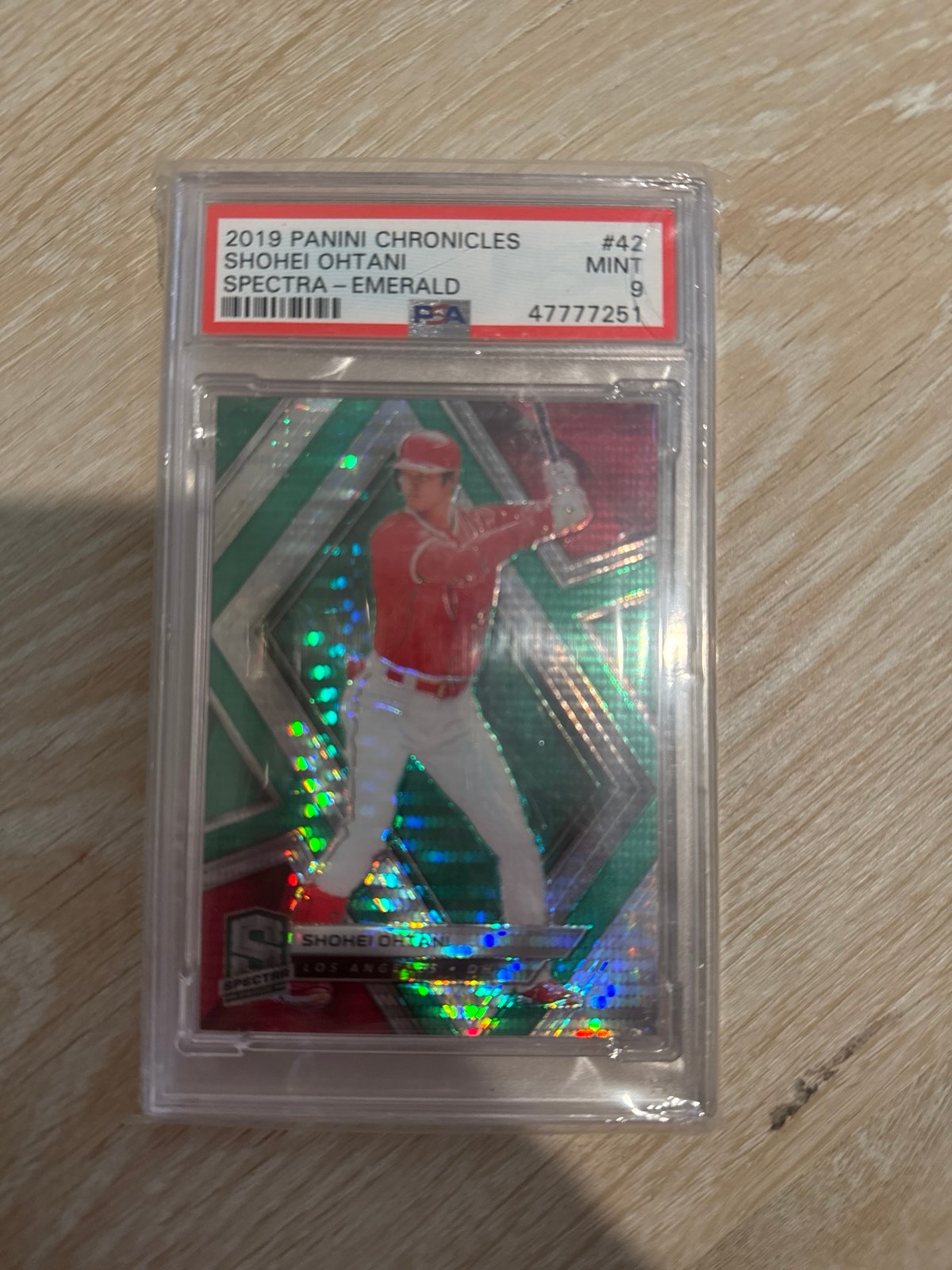 Shohei Ohtani 2019 Panini Emerald