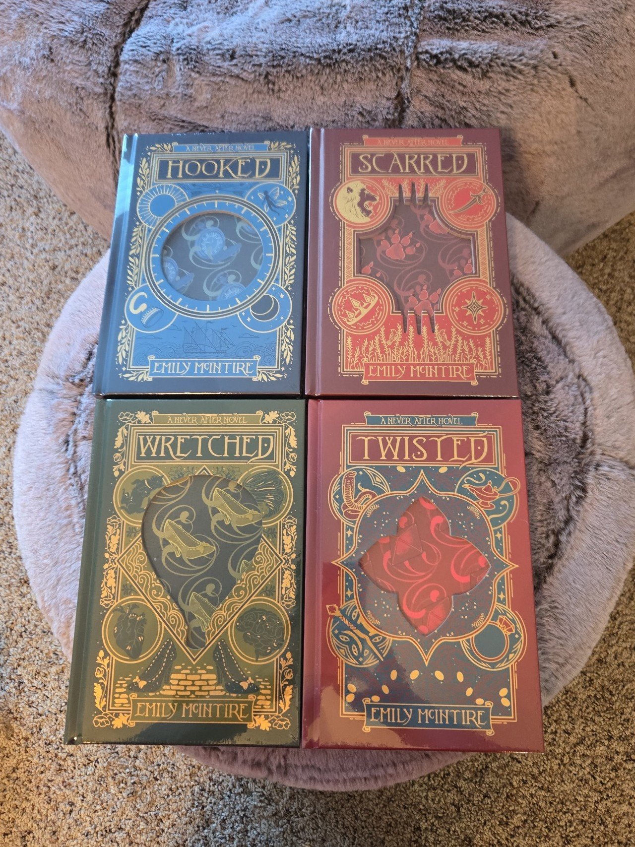 Never After Series by Emily McIntire Bookishbox darkly edition