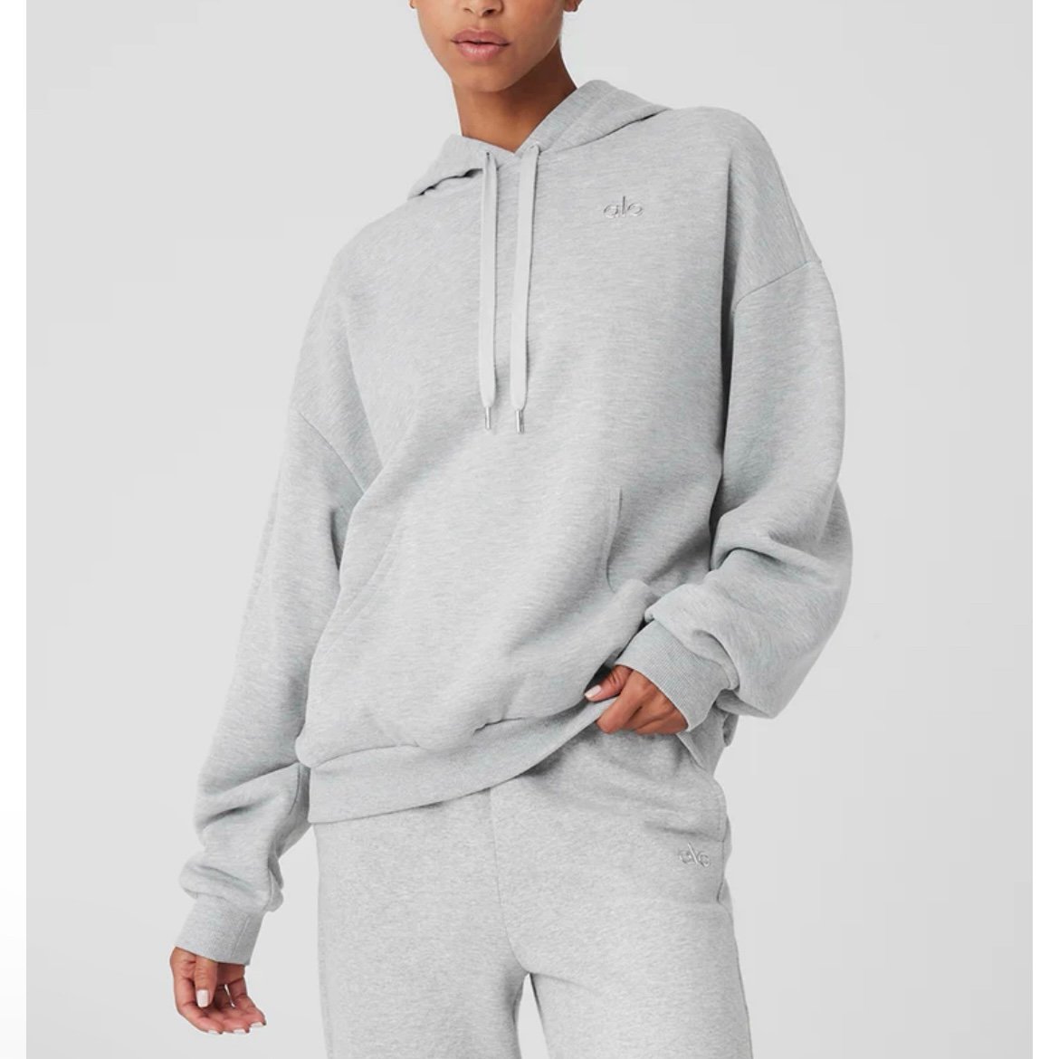 Alo Yoga Grey Accolade Hoodie