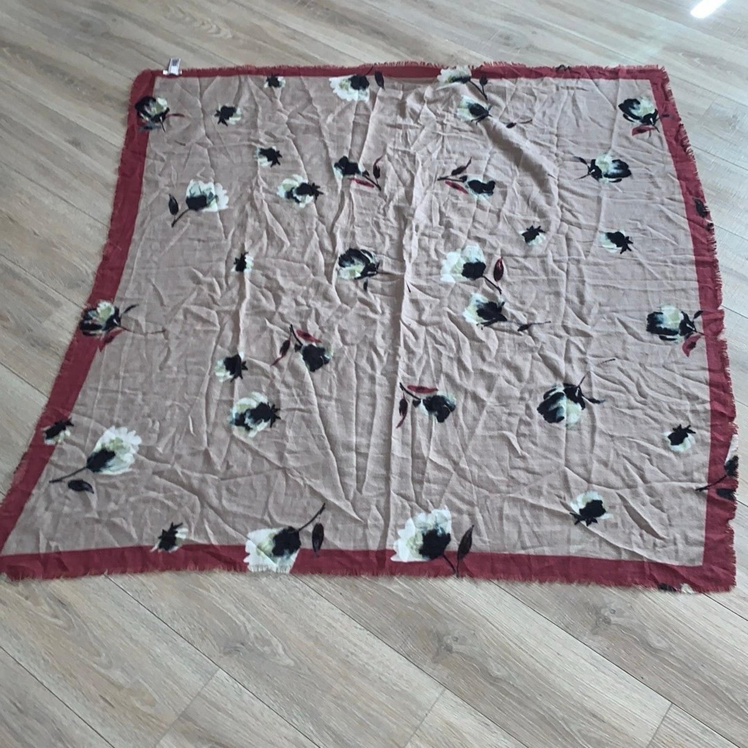 Maurices Large Square Floral Wrap Scarf