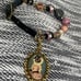 “Little Lady(808)” Leather & Bead Charm Bracelet
