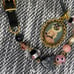 “Little Lady(808)” Leather & Bead Charm Bracelet