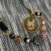 “Little Lady(808)” Leather & Bead Charm Bracelet