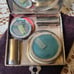 D .F. B. Co vintage powder compact