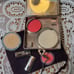 D .F. B. Co vintage powder compact