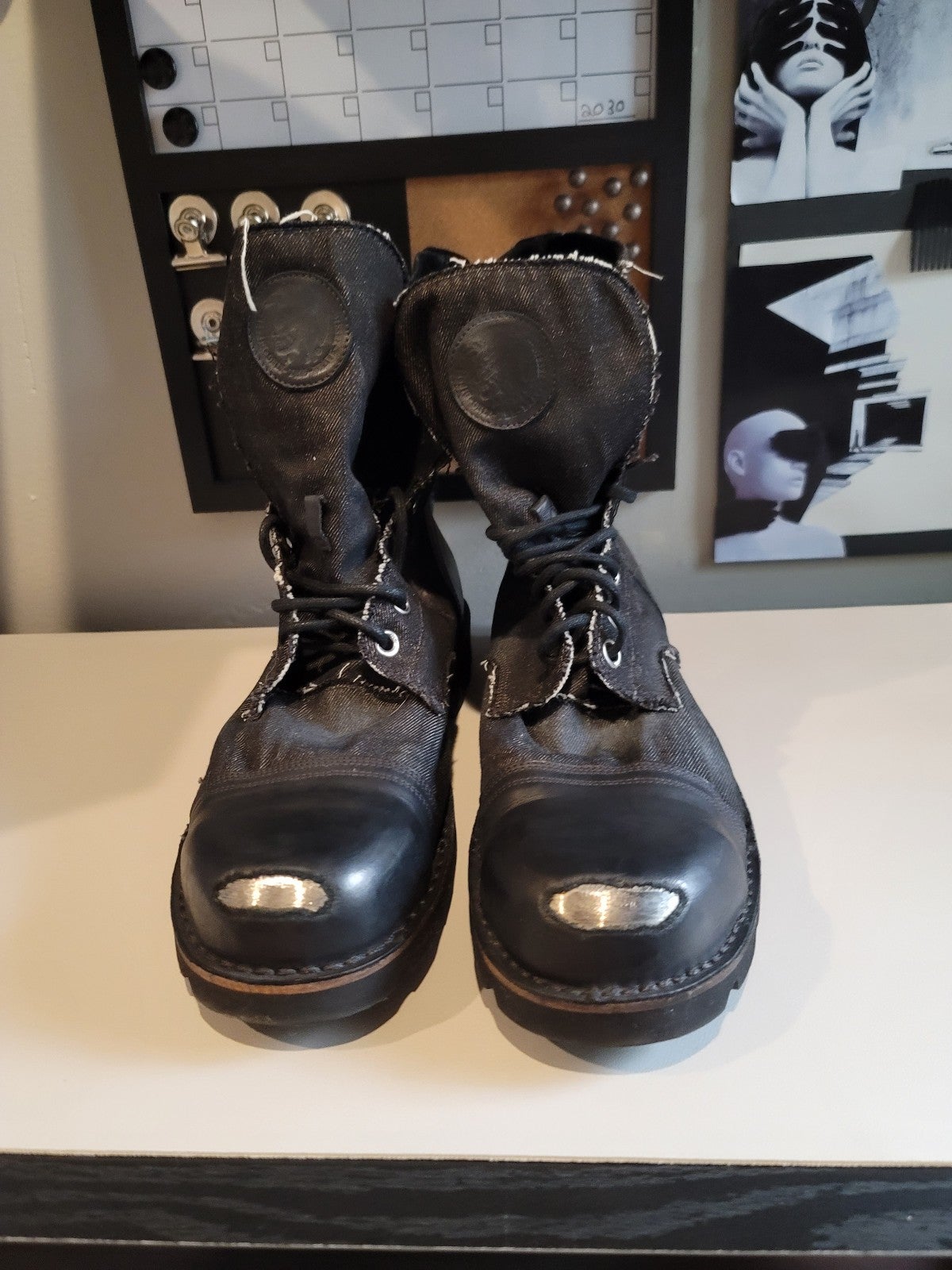 Diesel steel toe boots top