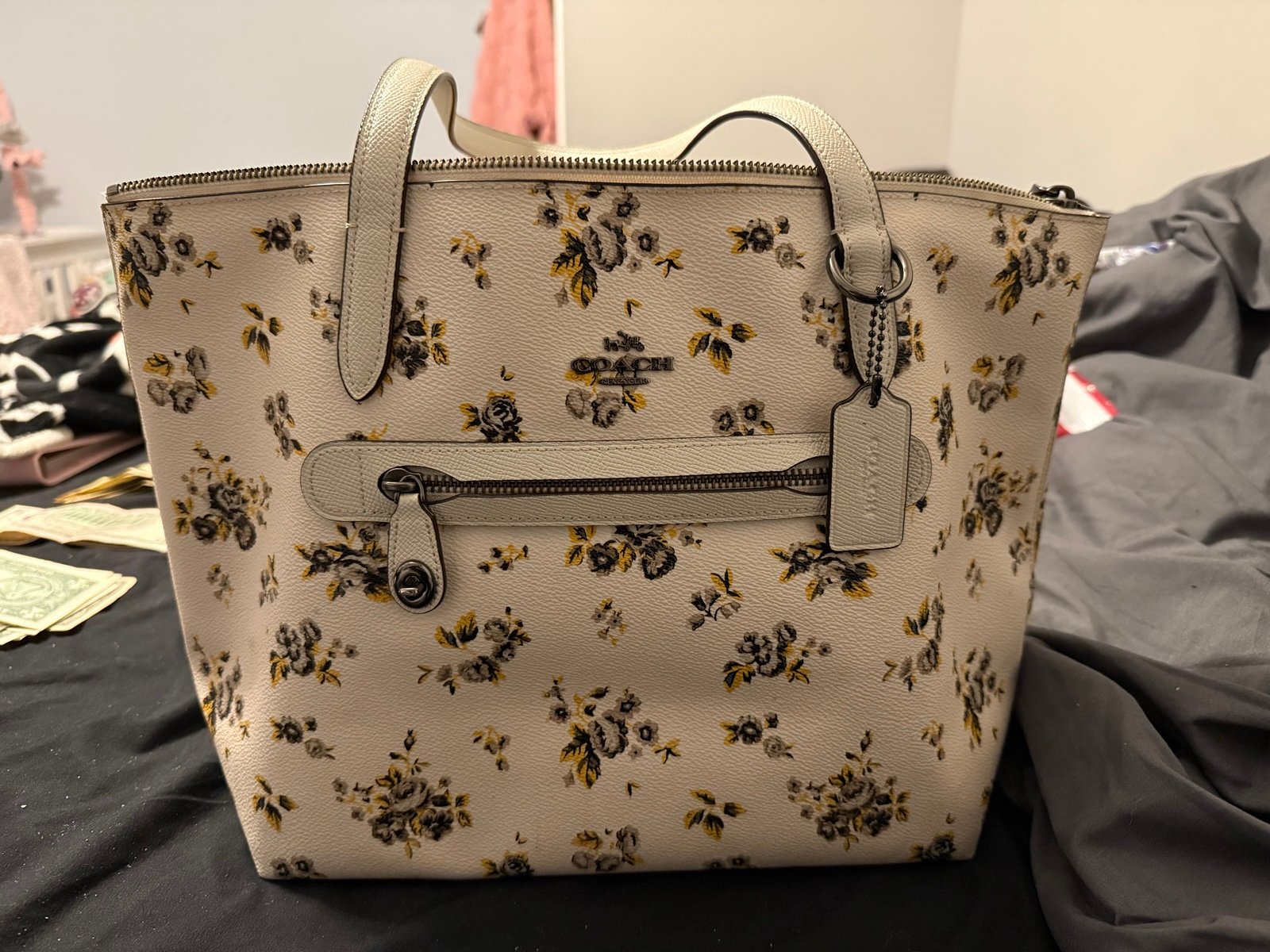 Coach Taylor Tote In Prairie Print Coated Canvas Bag