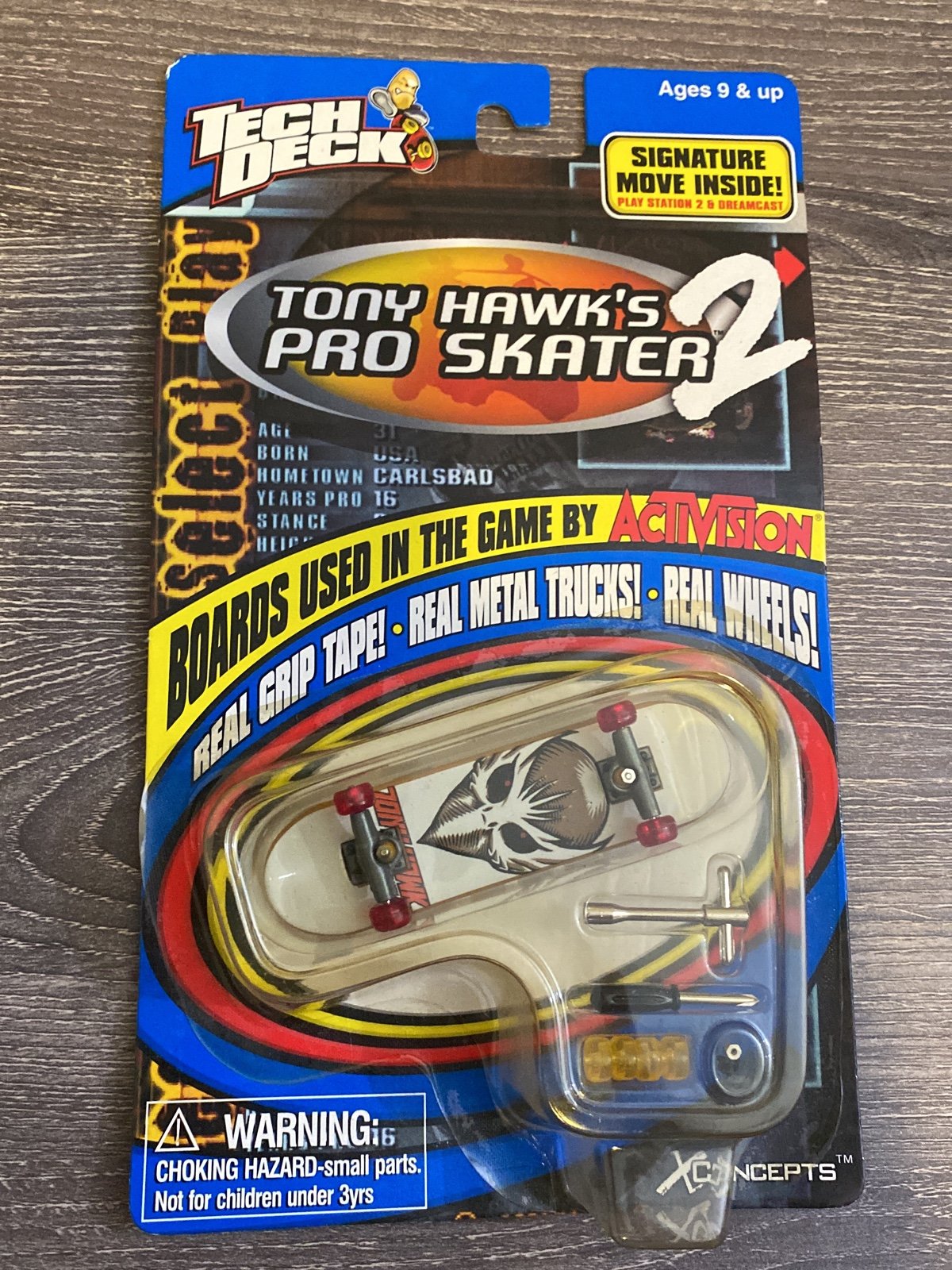 Vintage Tony Hawks Pro Skater 2 Birdhouse X Concepts Tech Deck
